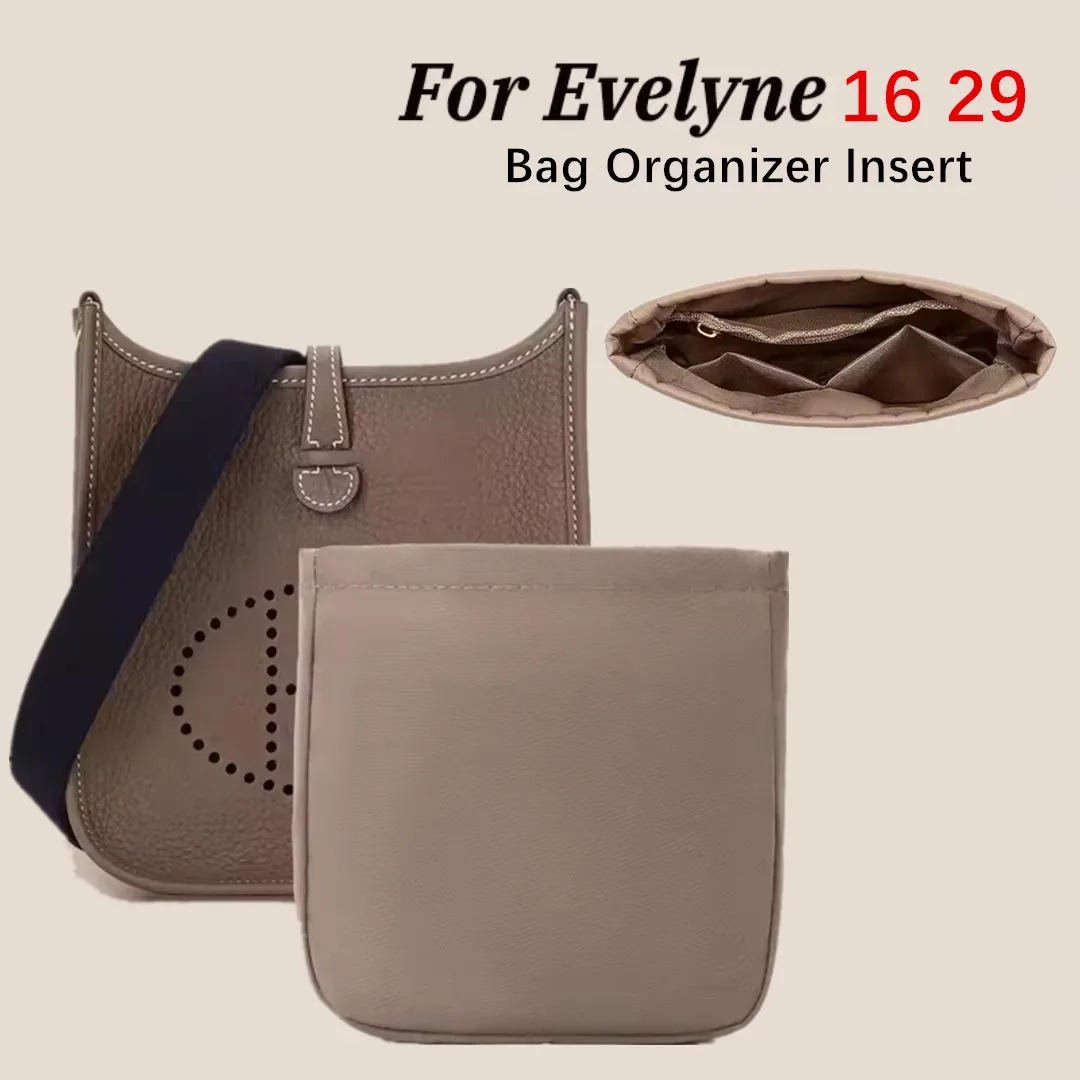 Organisateur de sac multi-poches pour Evelyne16/29, sac de rangement intérieur, sac à main en nylon, sac insert, sac doublure pour sac à main