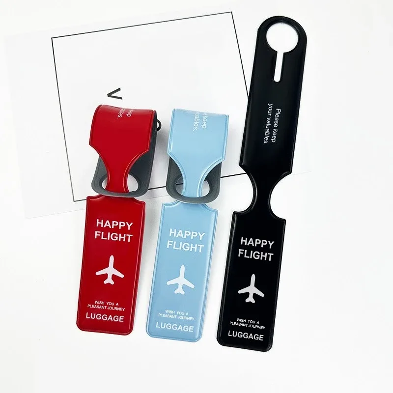 étiquettes de bagage de voyage, housses de protection pour étiquettes d'identification de valise, porte-étiquettes de bagage, étiquettes d'embarquement, étiquettes portables, accessoires de voyage tendance