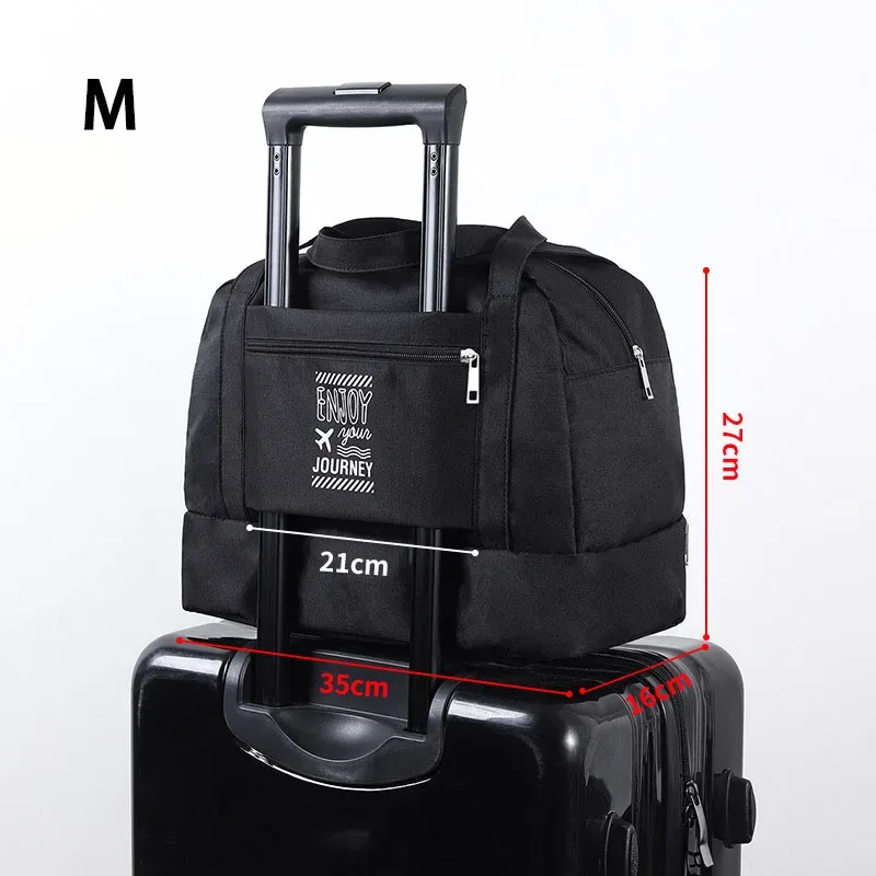sac de sport et de voyage grande capacité en tissu oxford pour le yoga, la gym, les week-ends, sac à main de voyage pour femmes et hommes, organisateur de bagages