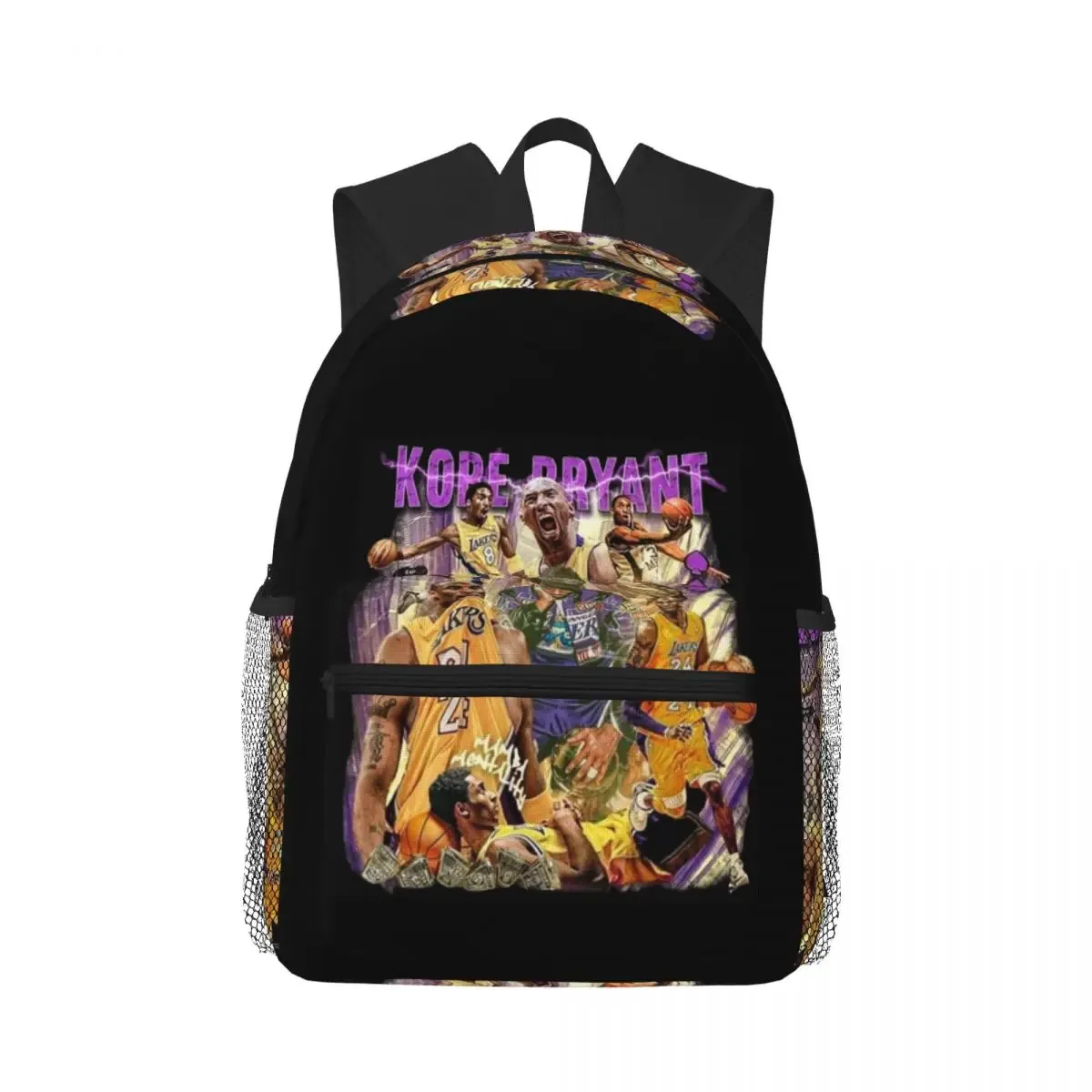 kobe bryant étudiant sac à dos sac d'école randonnée voyage sac à dos pour hommes femmes mode bookbag sacs à bandoulière