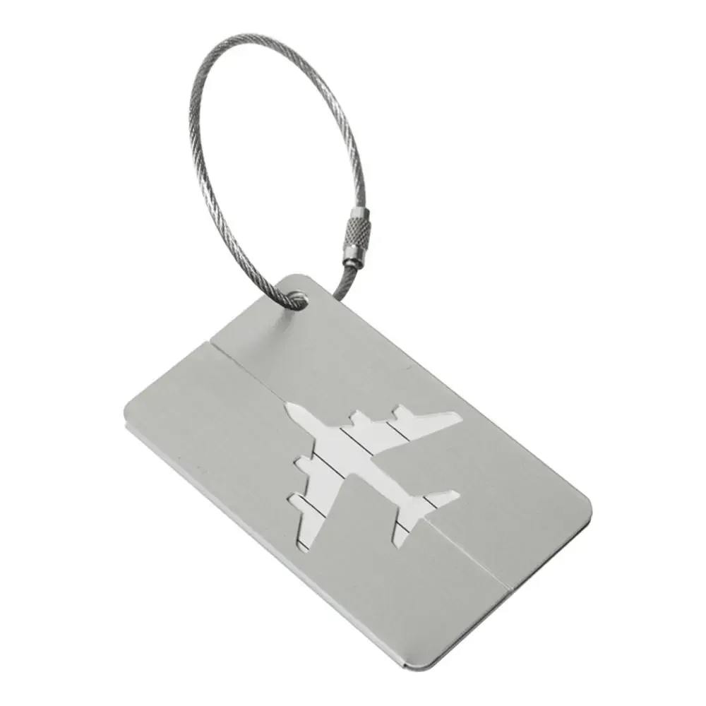 étiquettes de bagage de voyage réutilisables, valise attro, bagage de vacances, identification d'avion avec cordes, identification du sac, infraction
