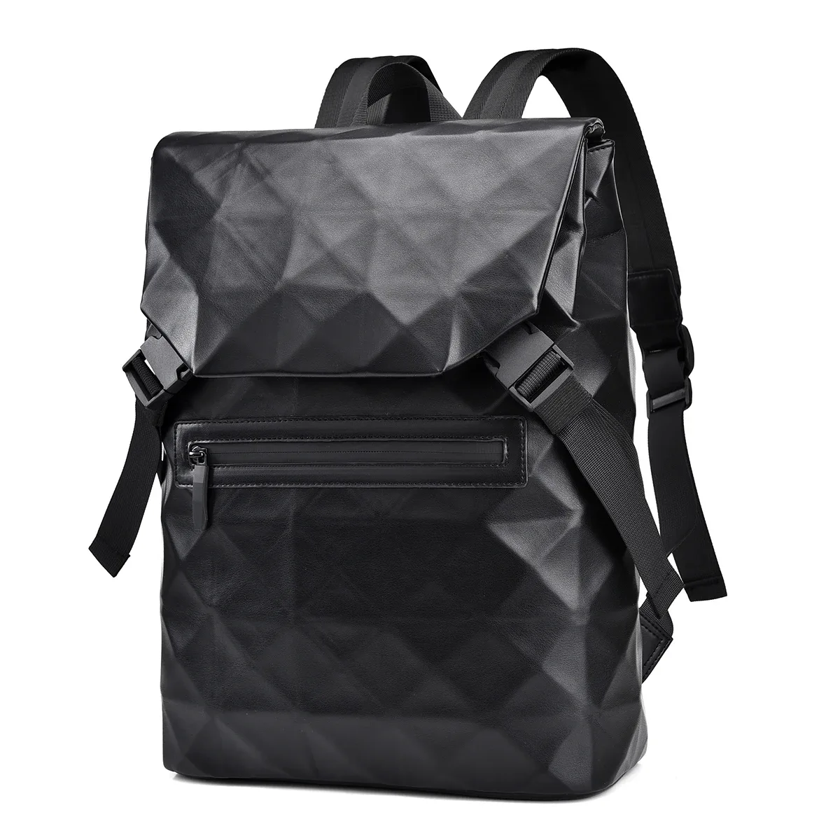 sac à dos à motif géométrique pour hommes, sac à dos décontracté résistant à l'eau, sac de voyage de grande capacité