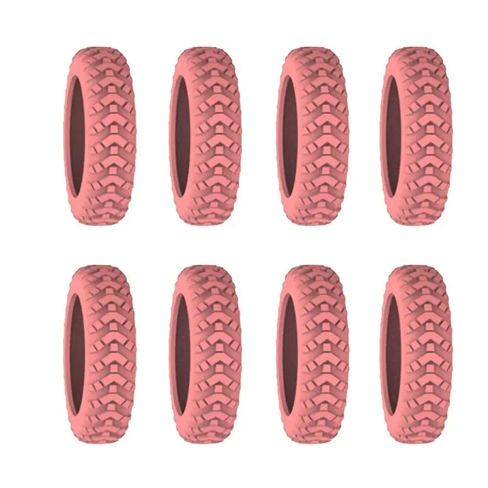 8 pièces de protections en silicone pour roulettes de valise de voyage, silencieuses et anti-bruit, pour couvrir les roulettes des trolleys