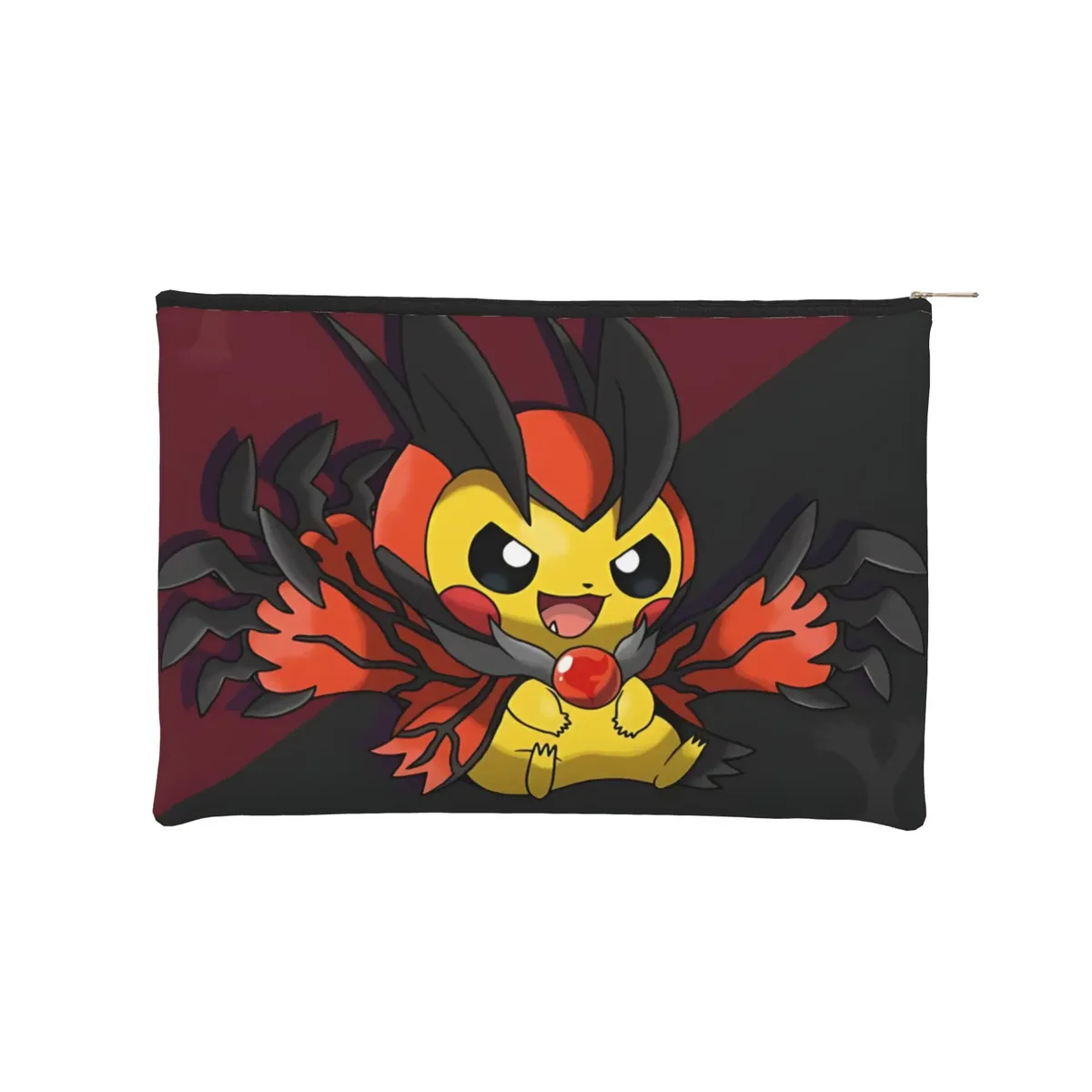 sac de voyage élégant et mignon pokemon pikachu, trousse de maquillage, trousse de toilette avec fermeture éclair, pochette cosmétique de voyage