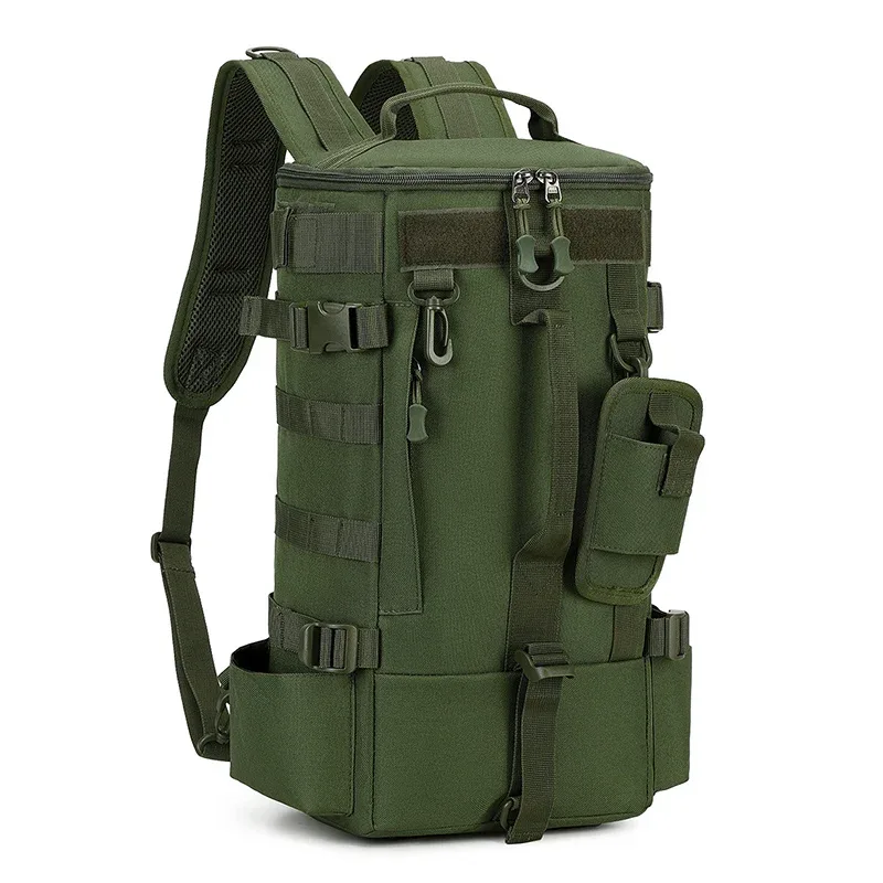sac à dos tactique multifonctionnel vert militaire pour hommes, sac étanche de grande capacité pour voyage en plein air, alpinisme, équipement de camping et de randonnée