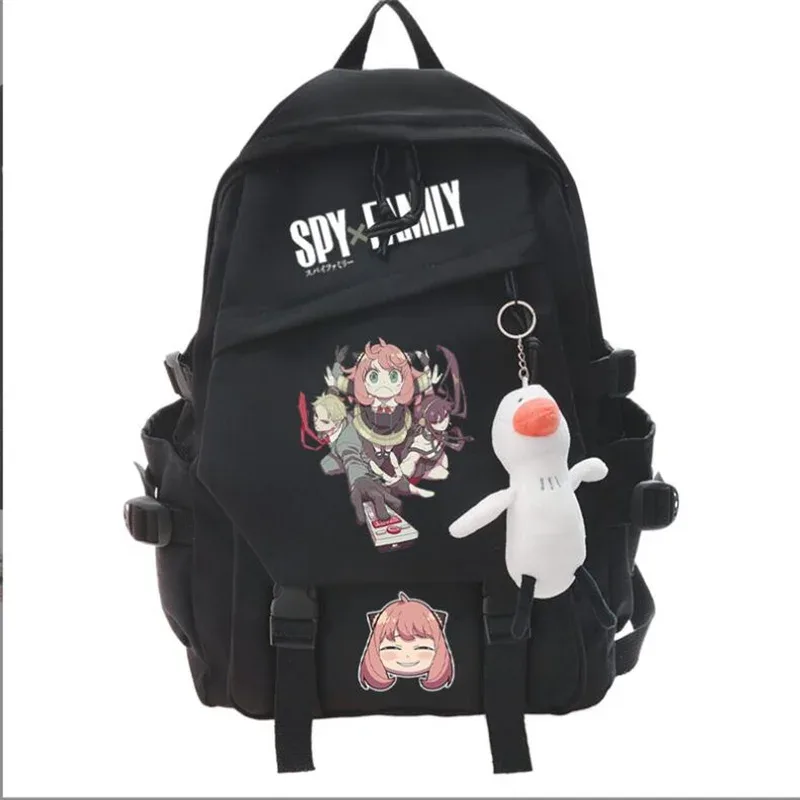 sac à dos de dessin animé anime pour hommes et femmes, éventuelles y × family, cartable mochila teenarges, sacs d'extérieur décontractés pour ordinateur portable initiés, mignon anya