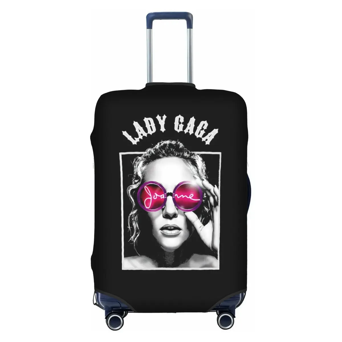 housse de valise élastique de voyage american singer l-lady g-gaga, protection pour valise adaptée aux bagages de 18 à 32 pouces
