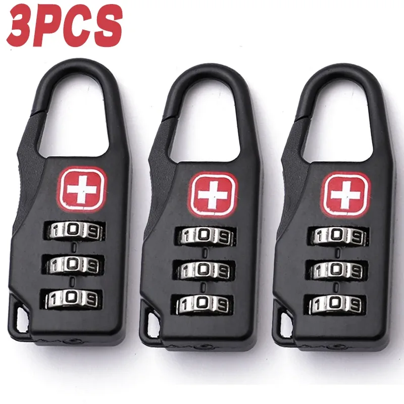 10 pièces mini sécurité douane serrure combinaison code numéro serrure cadenas mot de passe cadenas pour valise tiroir armoire bagages zip