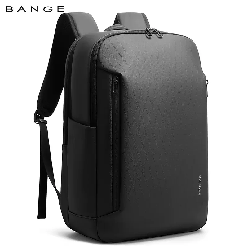 Sac pour ordinateur portable BANGE pour hommes, sac d'école imperméable pour les étudiants, sac à dos de voyage sportif pour hommes d'affaires avec fermeture éclair YKK