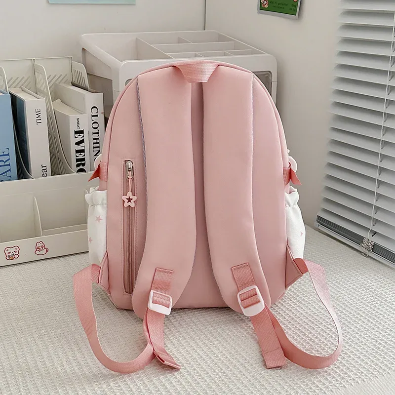 sacs à dos coréens mignons et élégants pour filles, sacs à dos décontractés harajuku pour femmes, style ulzzang ita, sacs à dos de dessin animé tendance