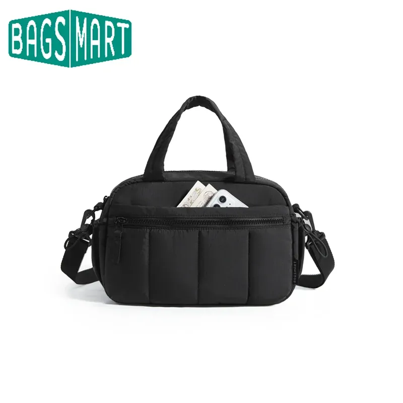 BAGSMART – sac à bandoulière de grande capacité pour femmes, sac à bandoulière décontracté pour étudiants, pochette quotidienne pour loisirs, sac à main polyvalent