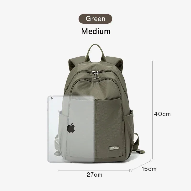 sac à dos unisexe fouvor pour l'extérieur, grande capacité, léger, simple, pour les voyages, l'école, les sports, les jeunes adolescents 2961-21