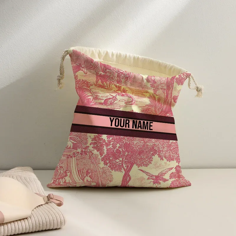sac de rangement personnalisé pour femmes, sac à bandoulière de grande capacité, fourre-tout imprimé à la mode, sac de rangement de nom personnalisé, sac de luxe