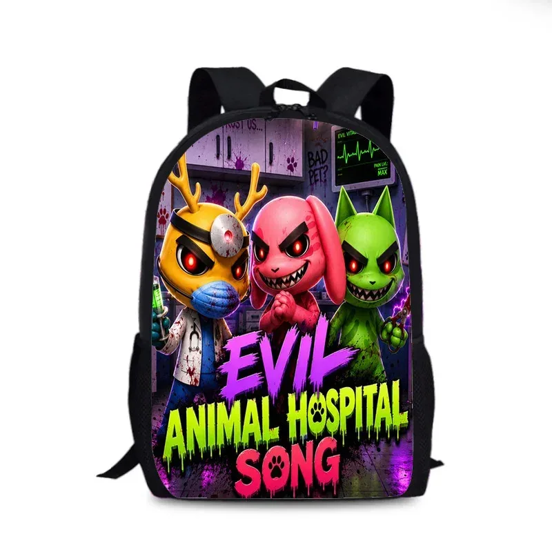 sac à dos d'hôpital vétérinaire pour enfants garçons filles, grande capacité, léger et imperméable pour les élèves du primaire et du collège 