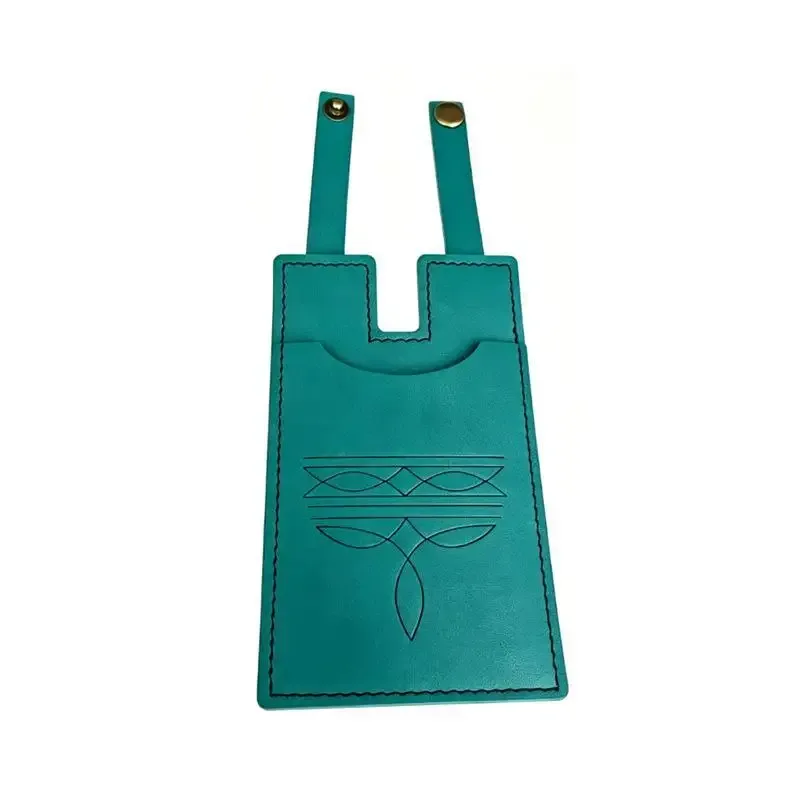 étiquettes de bagages en cuir pu gaufré, résistantes aux déchirures, avec fermeture à pression, étiquette de valise anti-perte pour voyage d'affaires, cadeau