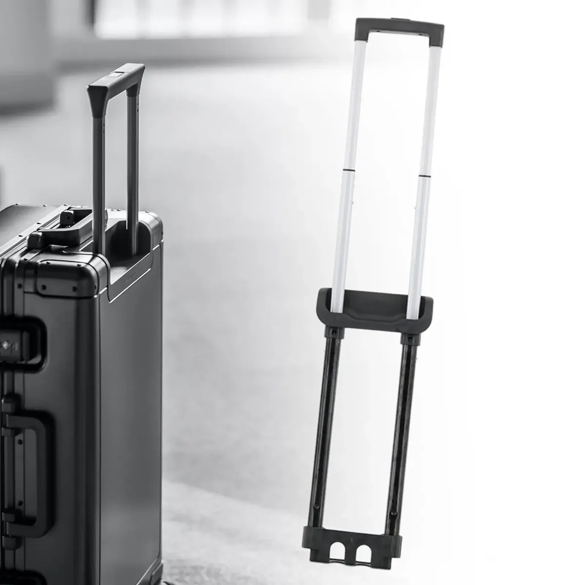 poignée télescopique de remplacement pour valise, 20 pouces, fabrication soignée, résistante à l'usure, accessoires de voyage, tige extractible