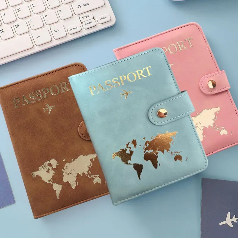 porte-passeport de voyage pour hommes et femmes, organiseur essentiel pour cartes de crédit, étui de rangement - accessoires de voyage compacts