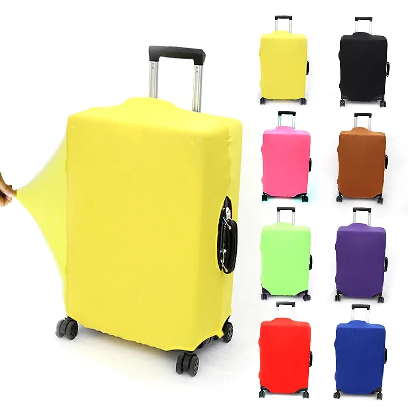 Housse de protection élastique unisexe pour bagages, valises de 18 à 32 pouces, accessoires de voyage, fournitures de bagages, housse anti-poussière