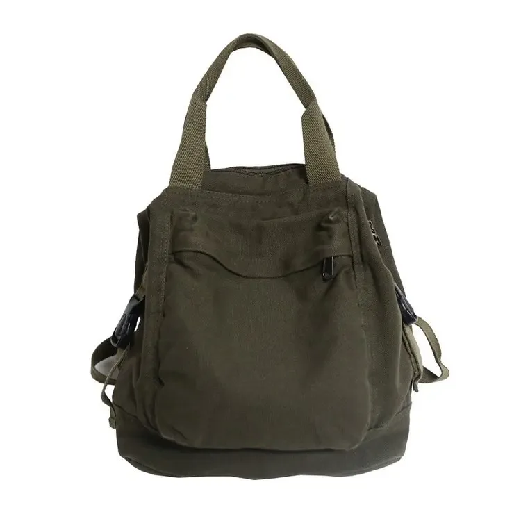 sac d'ordinateur haute capacité pour jeunes étudiants, sac à main en toile à la mode, sac à dos pour femmes pour le rangement de voyage
