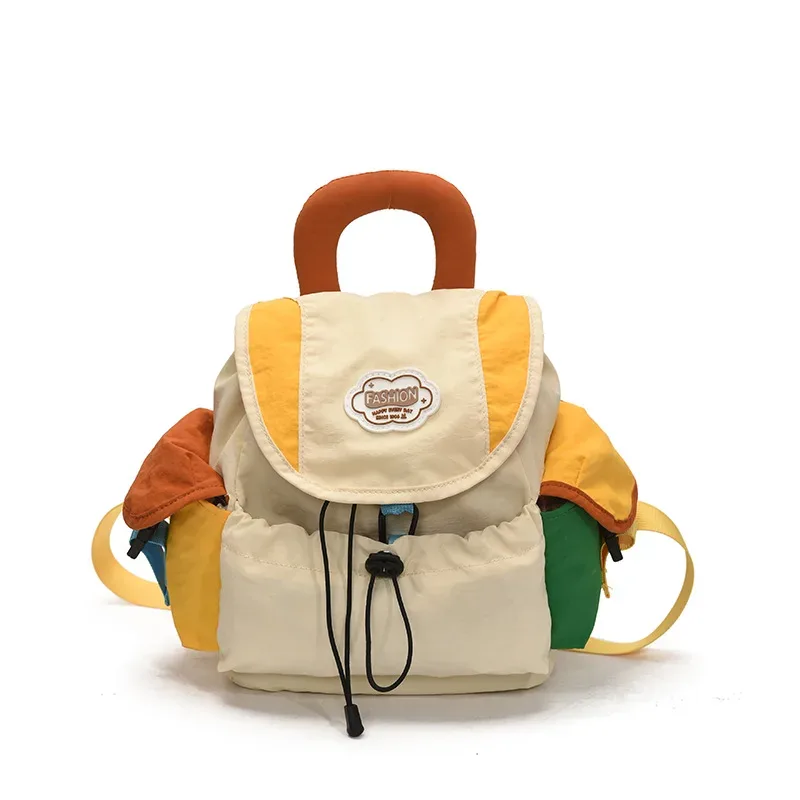 nouveaux sacs assortis parent-enfant, 2 tailles, style coréen, grande capacité, sac à dos scolaire à cordon, nylon, multi-poches, sac à dos pour enfants