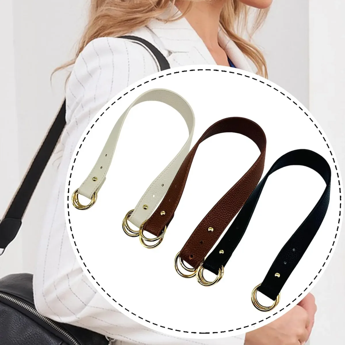sangle de sac à bandoulière amovible, légère et tendance, 50 cm, pour la fabrication de sacs diy