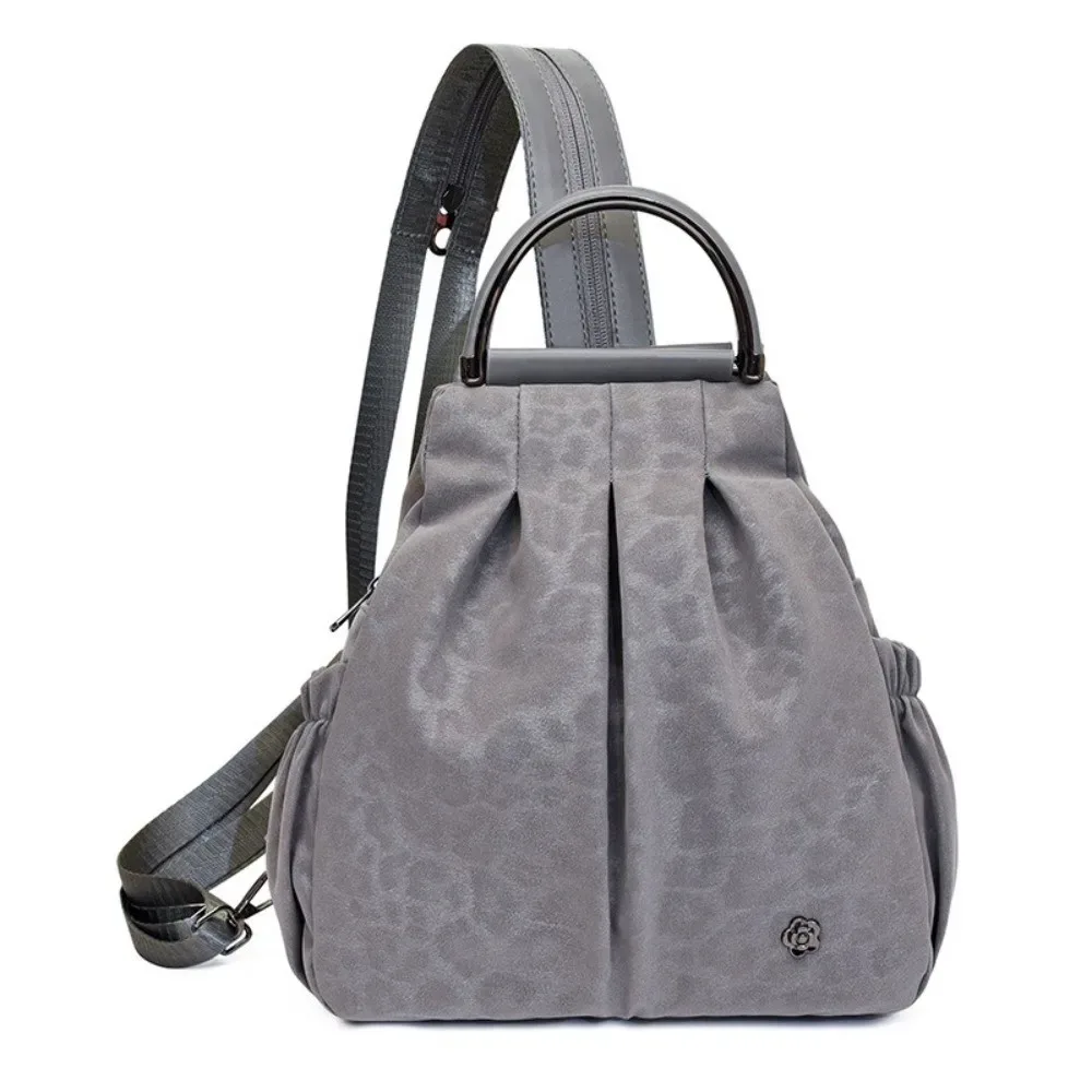 nouveau sac à dos imprimé léopard, grande capacité, sac d'école décontracté, imperméable, multifonctionnel, sac à bandoulière, voyage