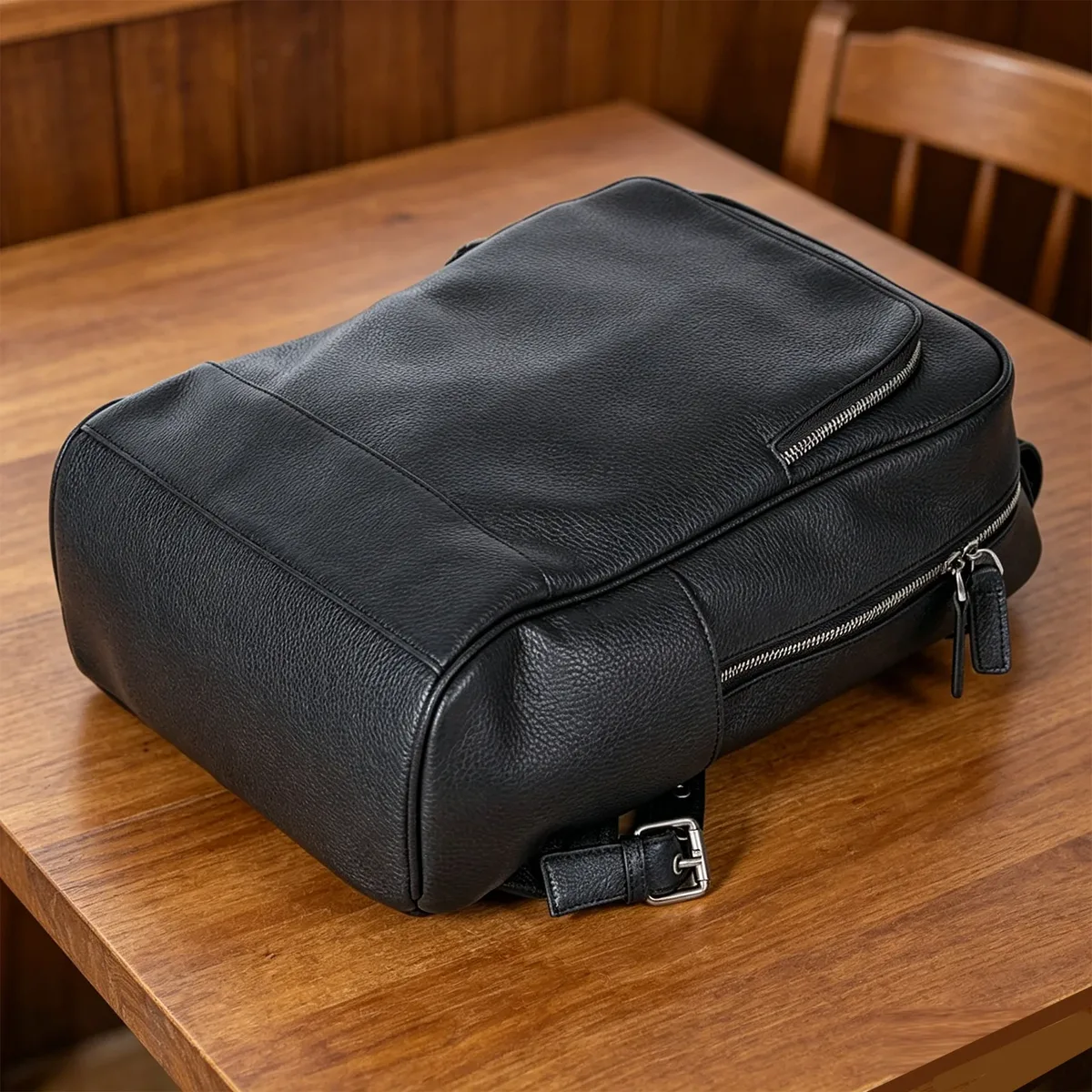 s.worker grand sac à dos classique en cuir véritable, cadeau pour homme, sacs d'école décontractés, sac à dos de voyage pour homme