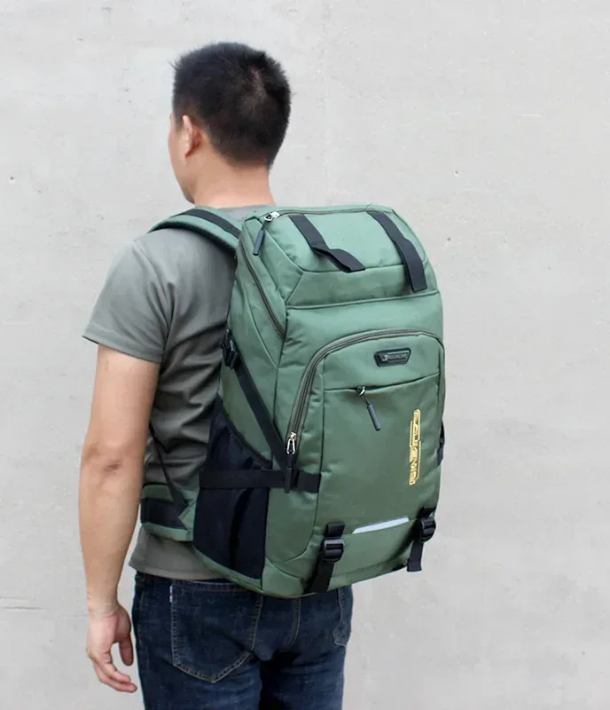 sac à dos de voyage de grande capacité pour hommes et femmes, sacs à bagages d'extérieur, sac d'ordinateur portable étudiant, sac à dos de camping, 60l, 80l