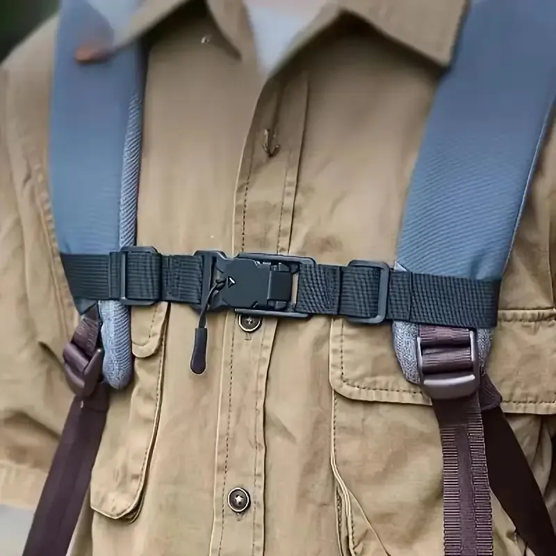sangle de poitrine magnétique à dégagement rapide, réglable et détachable, accessoire pour sac à dos, pièces de sac tactique pour camping en extérieur