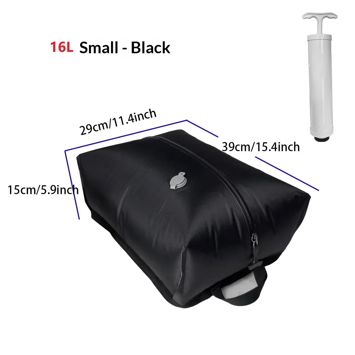 sacs de compression sous vide portables pour les voyages, sacs gain de place avec pompe manuelle, organisateur de vêtements étanche pour valise et sac à dos