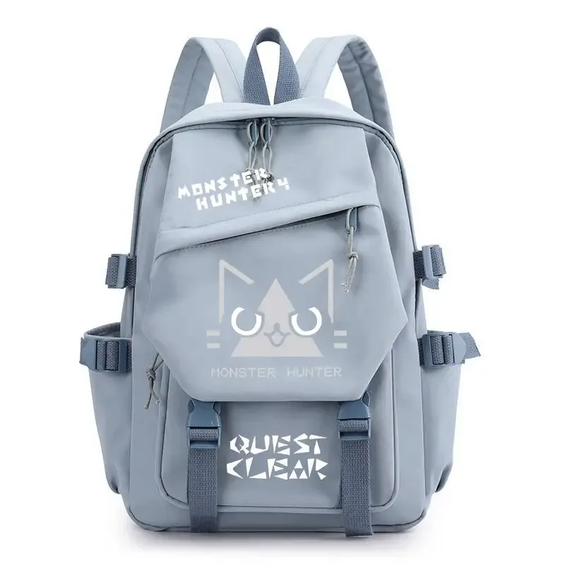 sac à dos monster hunter wilds felyne rathian, sac à dos à bandoulière, sac d'école pour étudiants, sac à dos tendance, sac de voyage