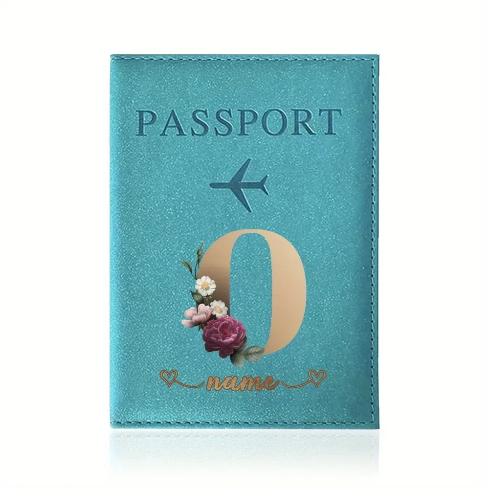 porte-passeport personnalisé avec nom personnalisable - capable d'imprimer des noms jusqu'à 26 lettres.
