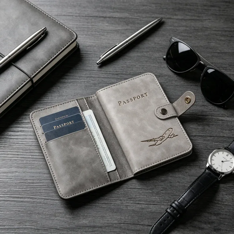 porte-passeport à motif d'avion, étui de voyage étanche pour passeport, portefeuille pour cartes de crédit, pochette pour documents de voyage pour femmes et hommes
