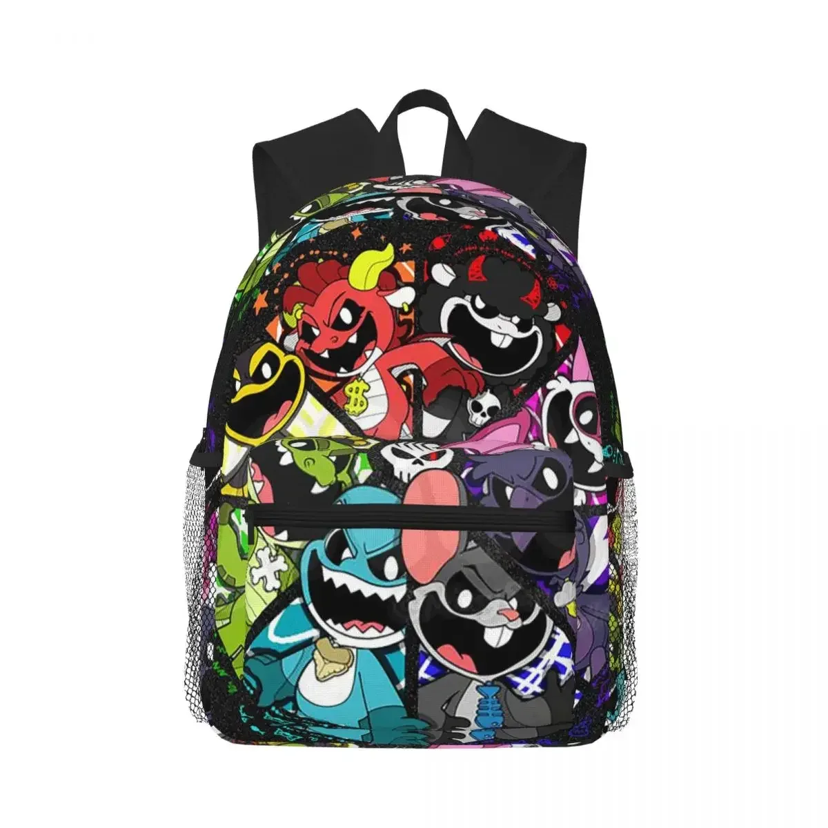 sac à dos d'étudiant avec motif de dessins animés nightmare critters, sac d'école, sac à dos de randonnée, sac de voyage pour hommes et femmes, sac à bandoulière tendance