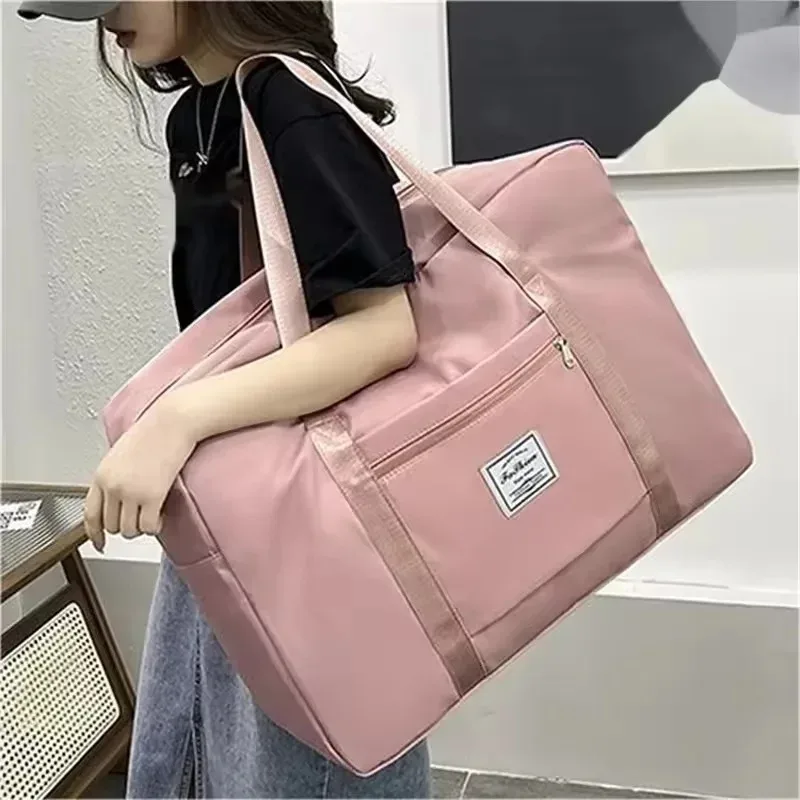 sac de voyage pliable de grande capacité, imperméable, sac à main, sac à bandoulière, sac de rangement pour femmes, hommes, gym, yoga