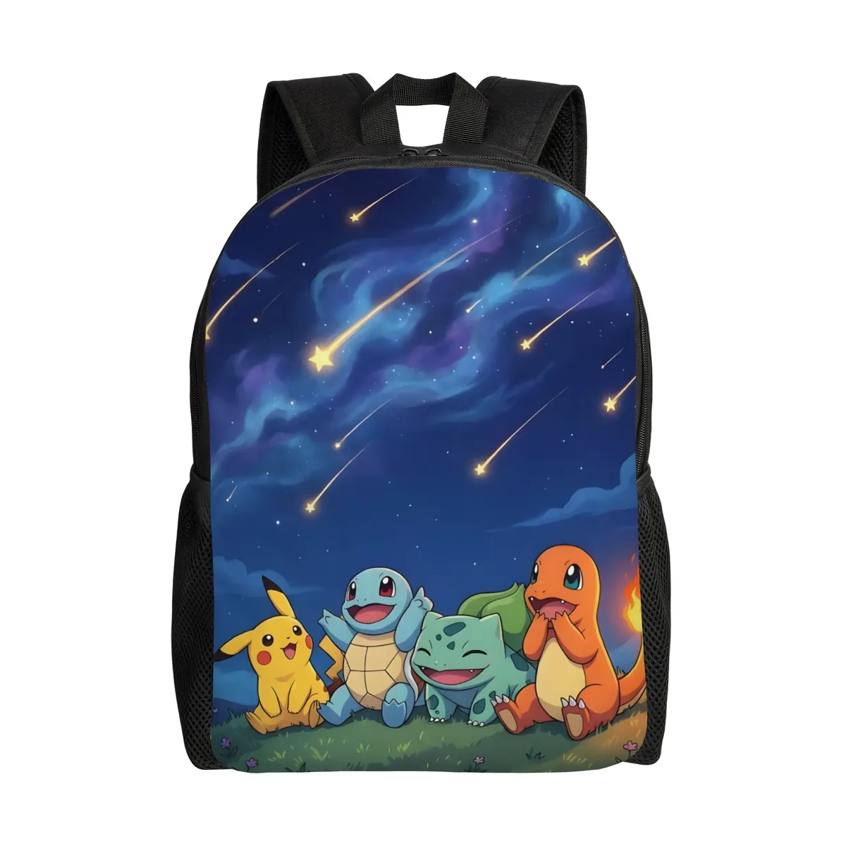 sac à dos vert pour le nouvel an scolaire, sac à dos de camping pokemon pour cadeaux, nouvelle année scolaire