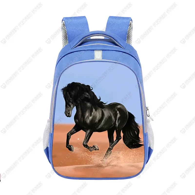 grand sac d'école animal horse pour enfants, cartable poney cool pour adolescents, sac à dos de voyage pour garçons et filles, mode pour enfants