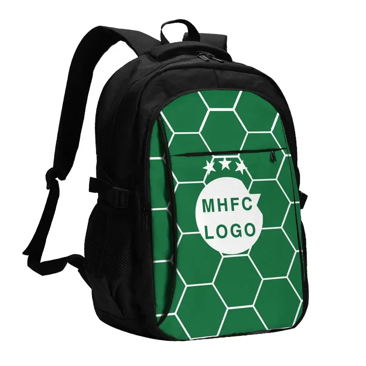 israël f.c mhfc grand sac à dos de voyage durable pour ordinateur portable sac résistant à l'eau avec port de chargement usb sac à dos d'affaires pour femmes et hommes
