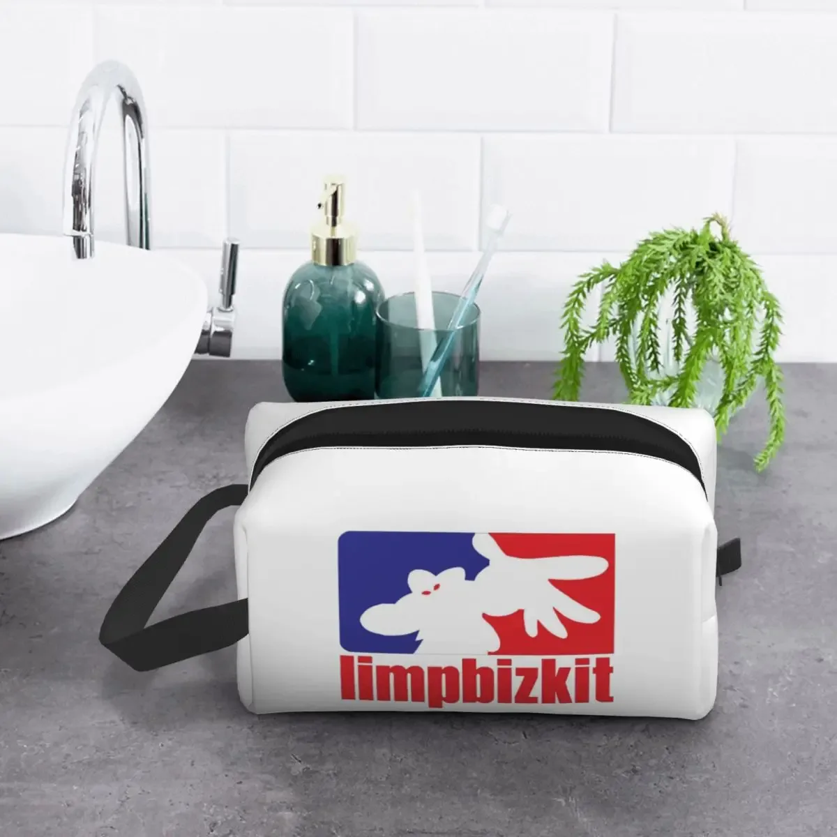 limp bizkit trousse de maquillage, organiseur de cosmétiques, trousse de toilette, trousse de beauté pour femmes, voyage