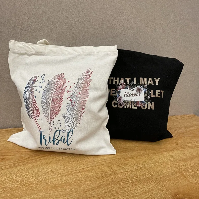Sac personnalisé mignon sac fourre-tout en toile loisirs dessin animé dame sacs nouveaux sacs à main femmes sac à main Eco Shopper Shopping tissu de plage