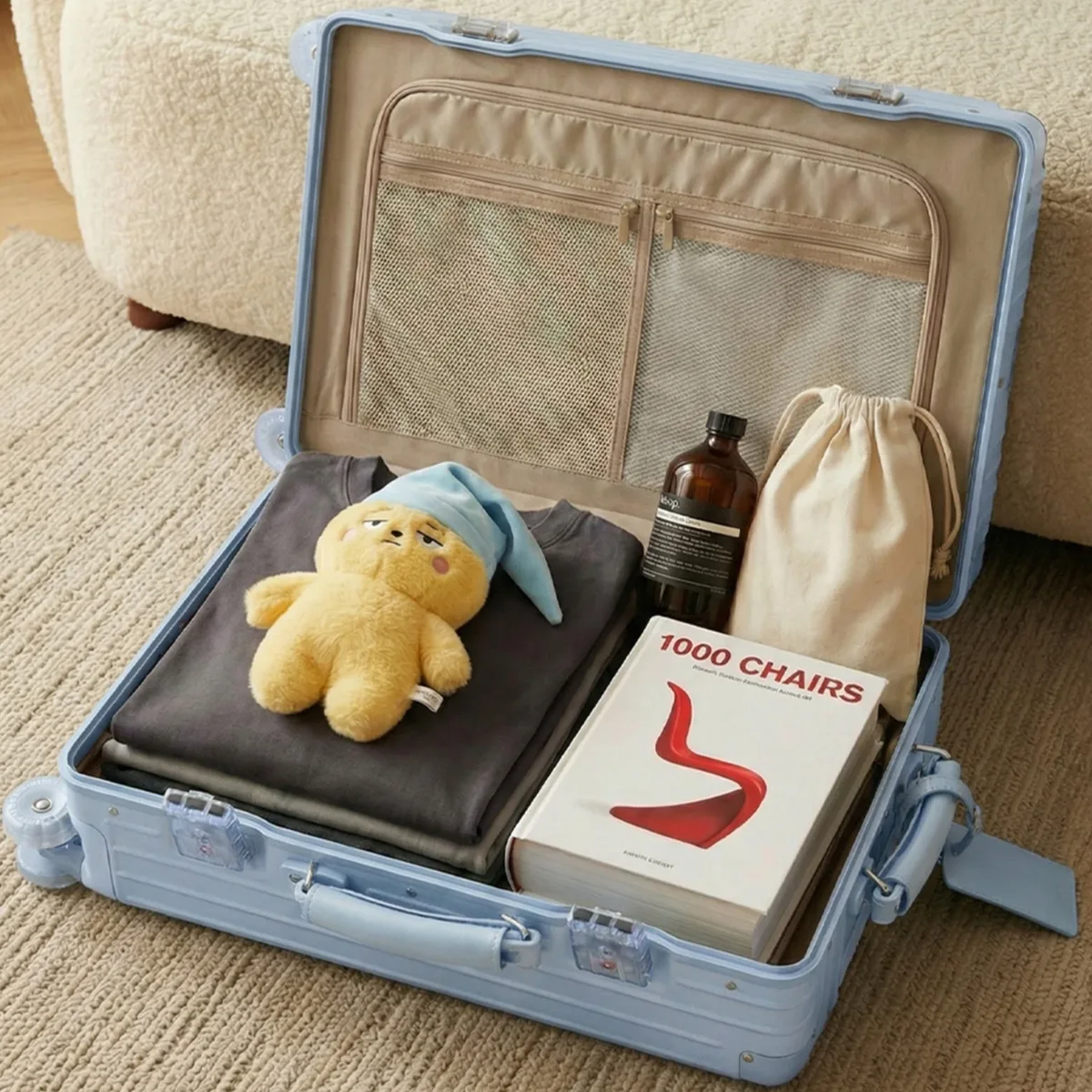 valise 20/24/28 pouces de haute qualité en pc rigide avec cadre en aluminium, roulettes pivotantes, serrure tsa, sac de voyage à roulettes
