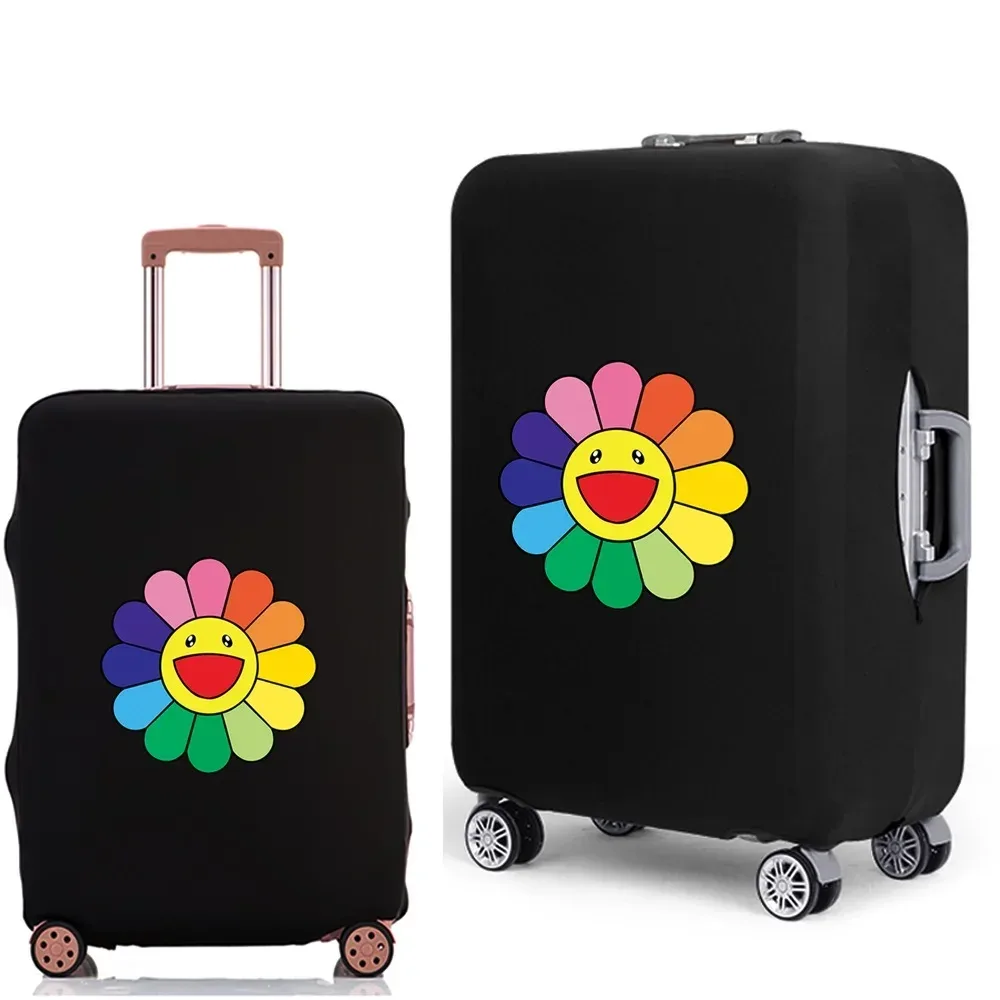 housse de protection pour valise à bagages, épaisse, élastique, anti-poussière, pour valise de 18 à 28 pouces, série daisy, accessoires de voyage