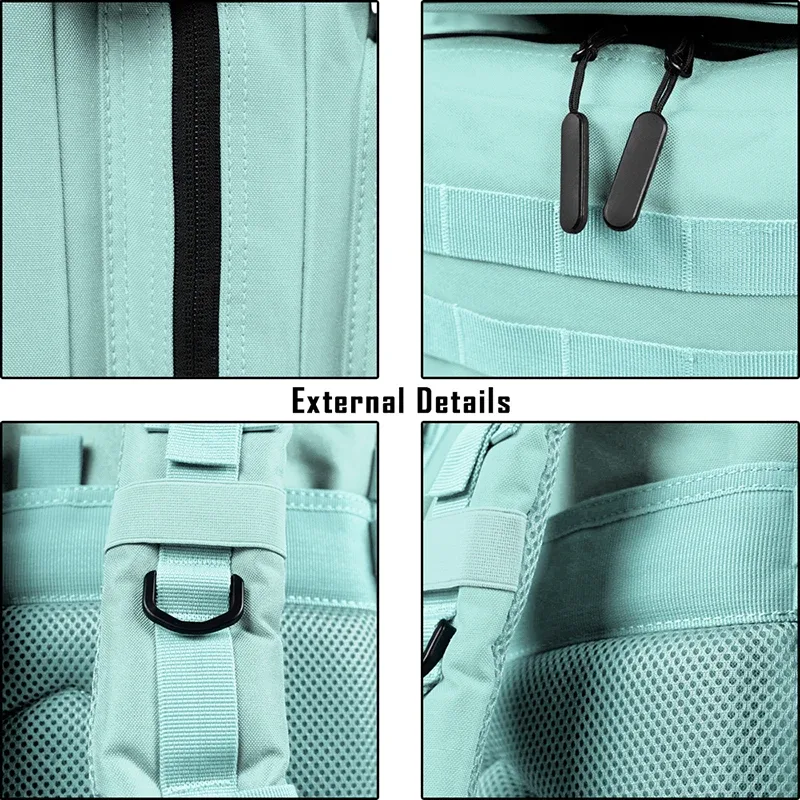 35l sac à dos tactique pour femmes hommes molle voyage en plein air camping randonnée sac sport week-end athlète sac à dos de gymnastique double porte-gobelets