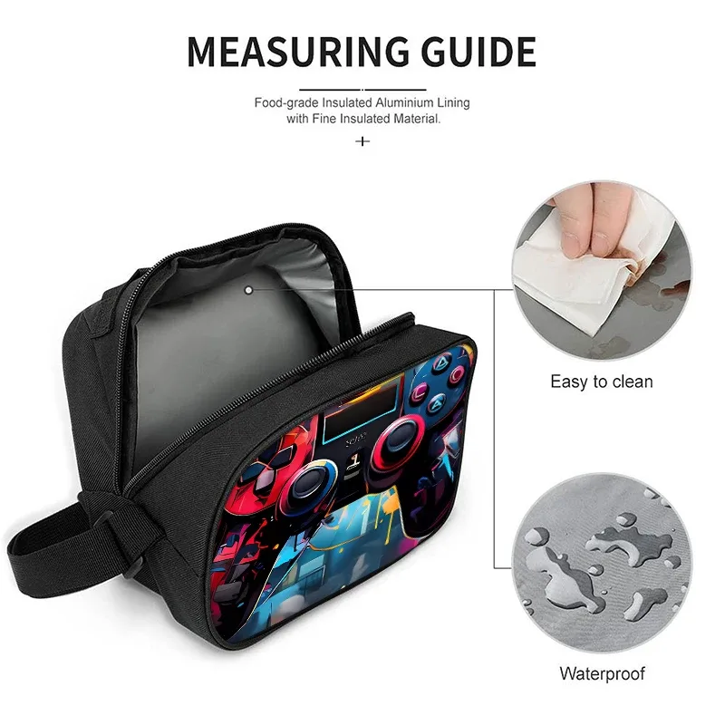 sac à dos scolaire 2d dessin animé pour enfants, ensemble de trois pièces, cool, pour garçons et filles, meilleurs cadeaux, avec manette de jeu