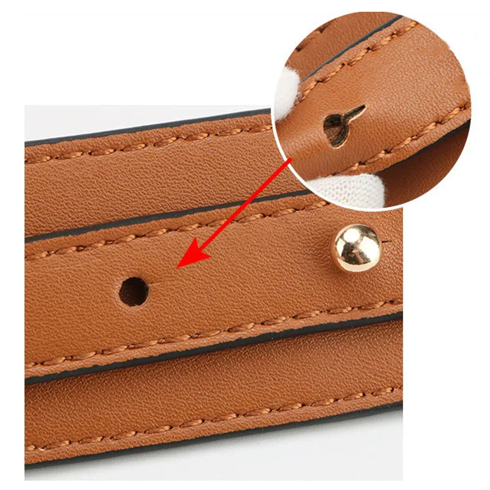 sangle de sac en cuir amovible, poignées de bricolage, sac à bandoulière réglable, large poignée de sac à main environnemental, remplacement de sangle initiée, accessoires