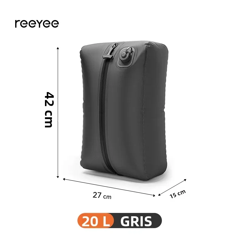 sacs de rangement sous vide automatiques reeyee pour vêtements, économiseur d'espace de voyage pour doudounes, sac de compression étanche et hermétique