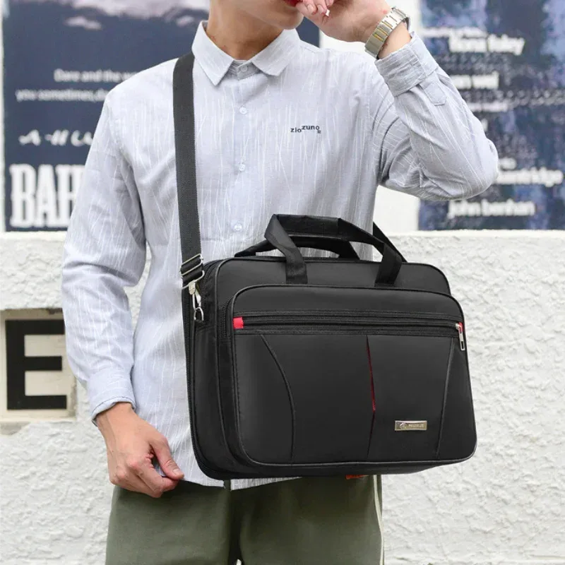 porte-documents de grande capacité, sacs de rangement d'informations pour documents d'affaires, protection pour ordinateur portable de voyage de week-end, organiser les accessoires de sac à main