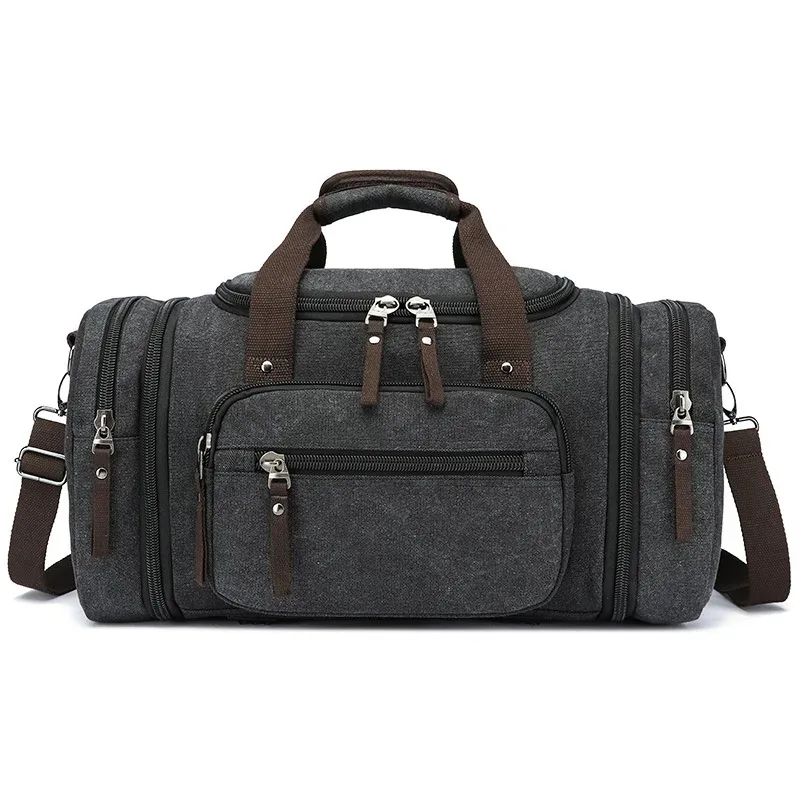 sac à bagages transfrontalier de grande capacité de style coréen, sac de voyage décontracté à la mode, sac de voyage à bandoulière d'extérieur tendance
