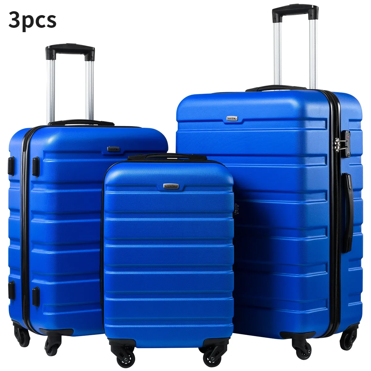 valise de voyage à roulettes silays euses de 20/24/28 pouces, ensemble de bagages à roulettes