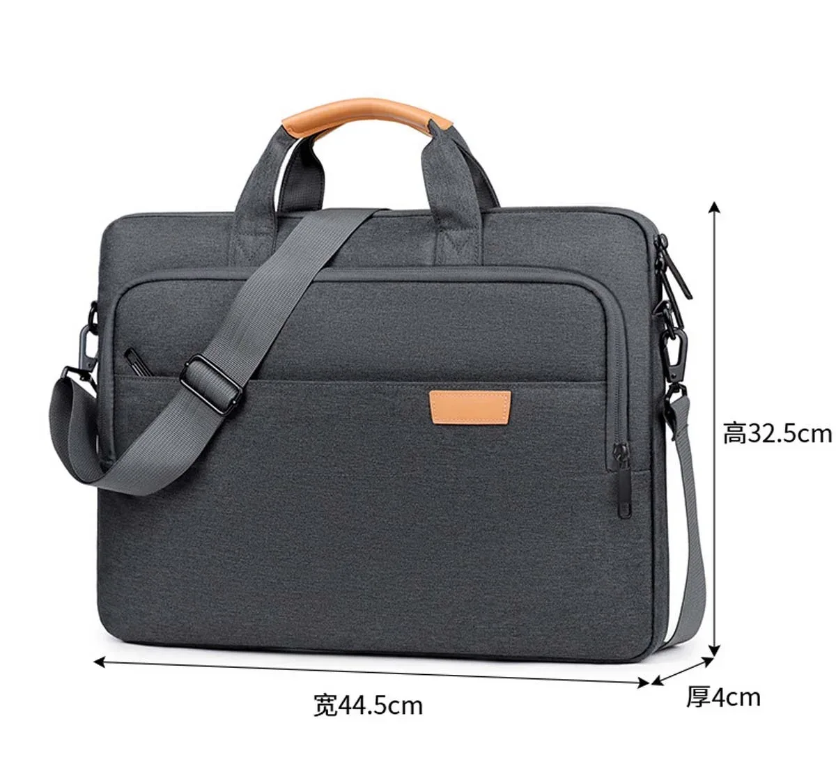sac pour ordinateur portable de grande capacité pour hommes, sac à bandoulière épais et résistant aux chocs avec airbag, sac pour ordinateur portable de 14 à 17 pouces, sac de voyage et de réunion d'affaires